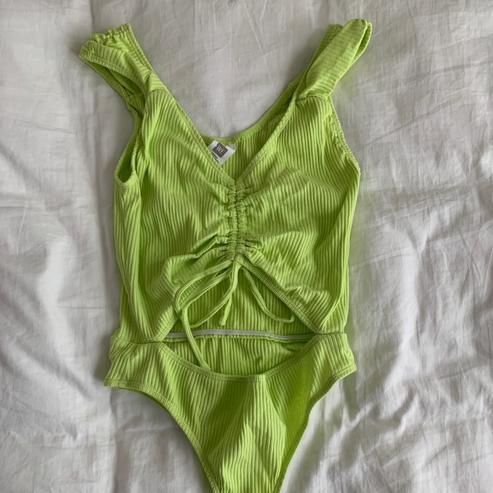 Neon green  bodysuit